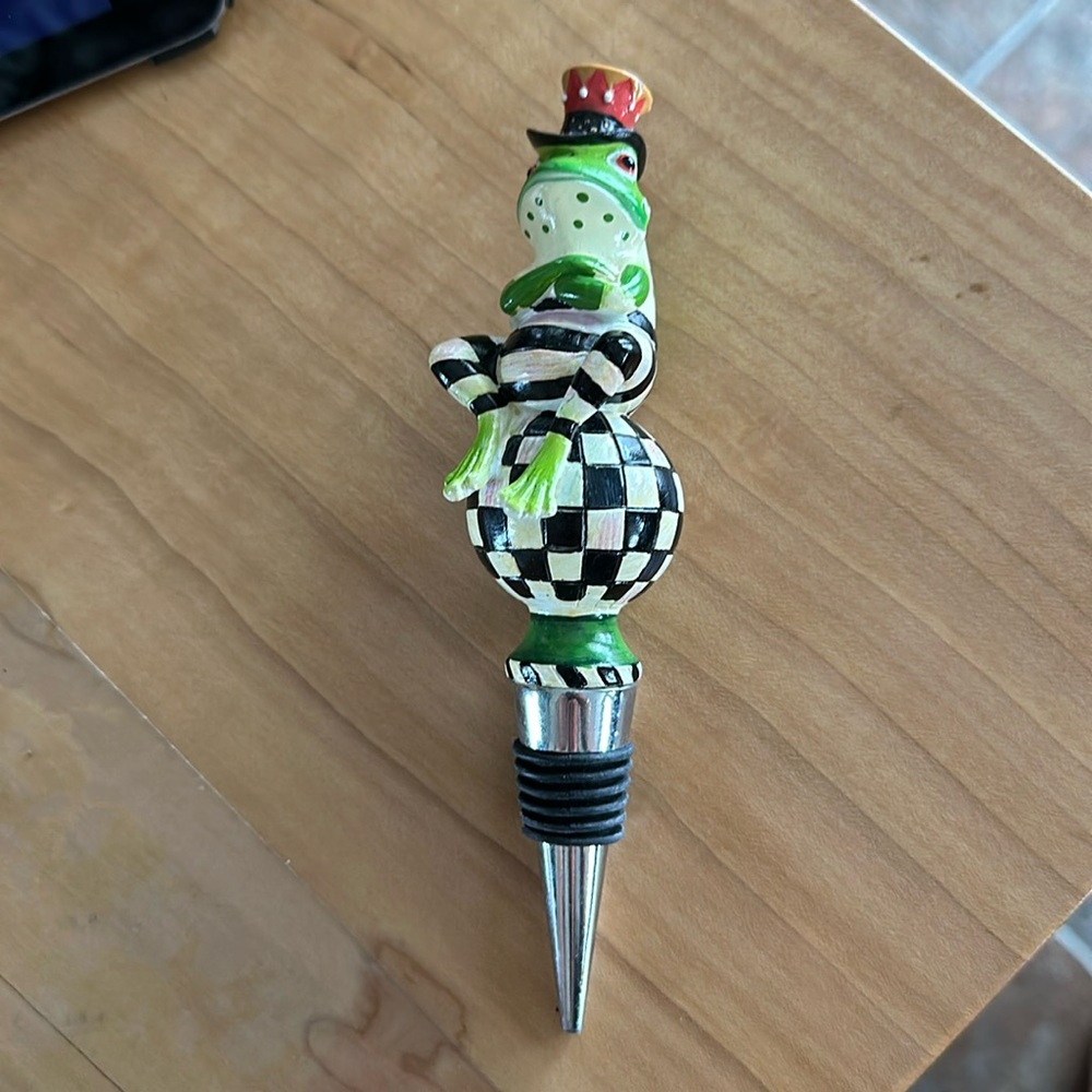 MacKenzie-Childs Mr. Jingles Bottle Stopper